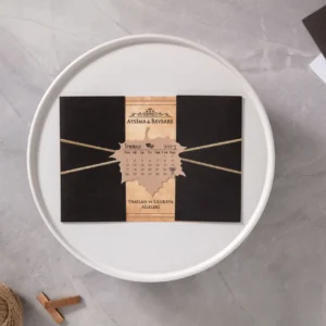 10543 Ekonomik Düğün Davetiyesi Modeli