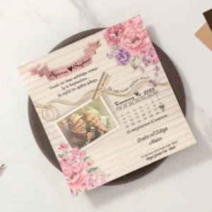 10572 Ekonomik Düğün Davetiyesi Modeli