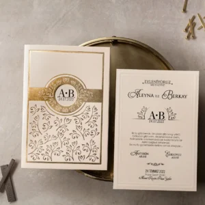 8390 Wedding Düğün Davetiyesi Modeli