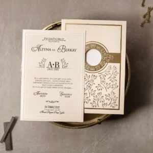 8390 Wedding Düğün Davetiyesi Modeli