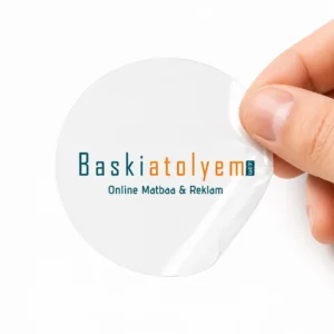 Şeffaf Sticker Baskısı